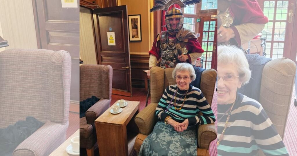 Caldy Manor Care Home residents enjoy Roman-themed visit