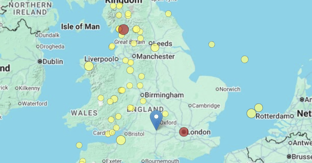 3.3-magnitude earthquake ‘shakes homes’ in part of England