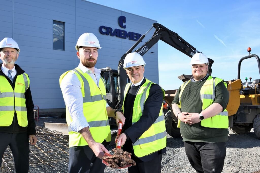 Work starts on office extension for manufacturer in Telford