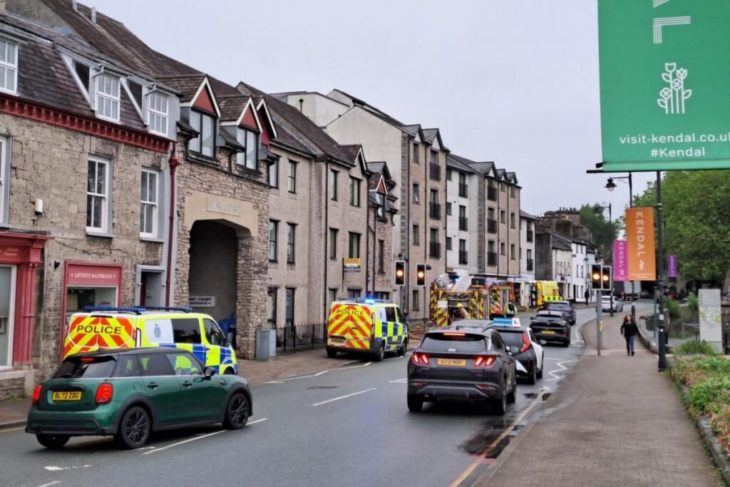 Man arrested after house fire at property in Kendal