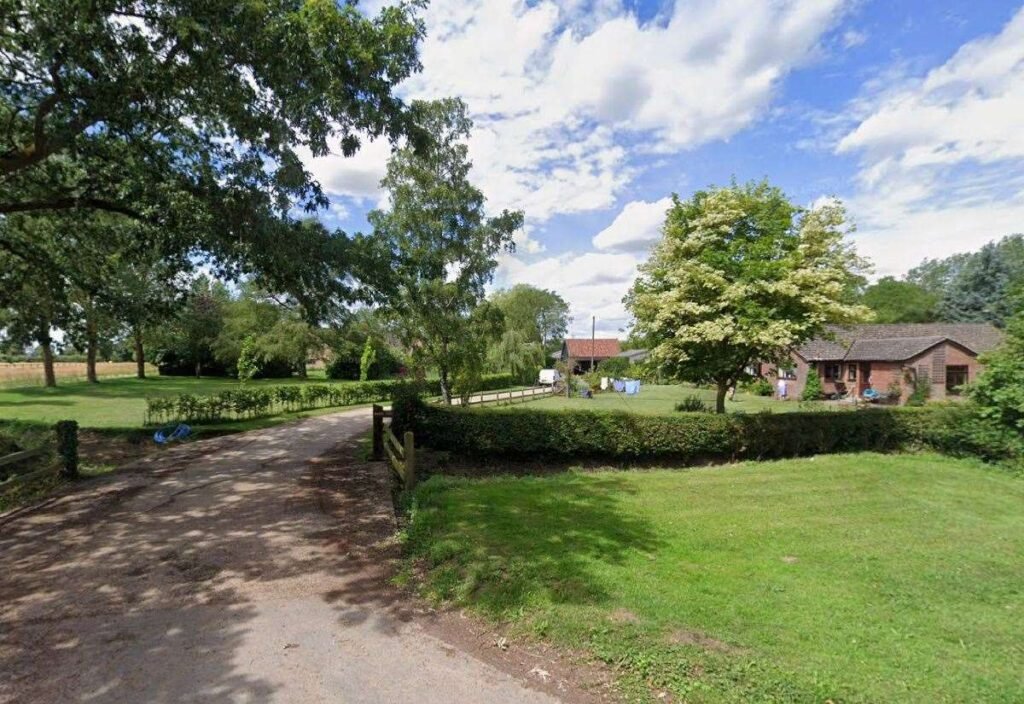 Agricultural buildings at Ashes Farm, in Oak Farm Lane, Mendlesham, could make way for nine homes