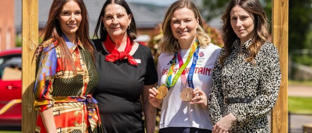 Olympic gold medallist unveils new show homes at new Derby development