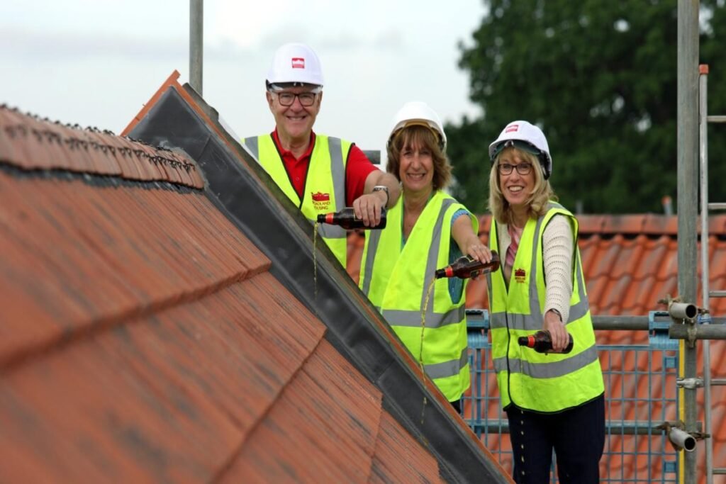 Construction of 19 new village homes hits milestone