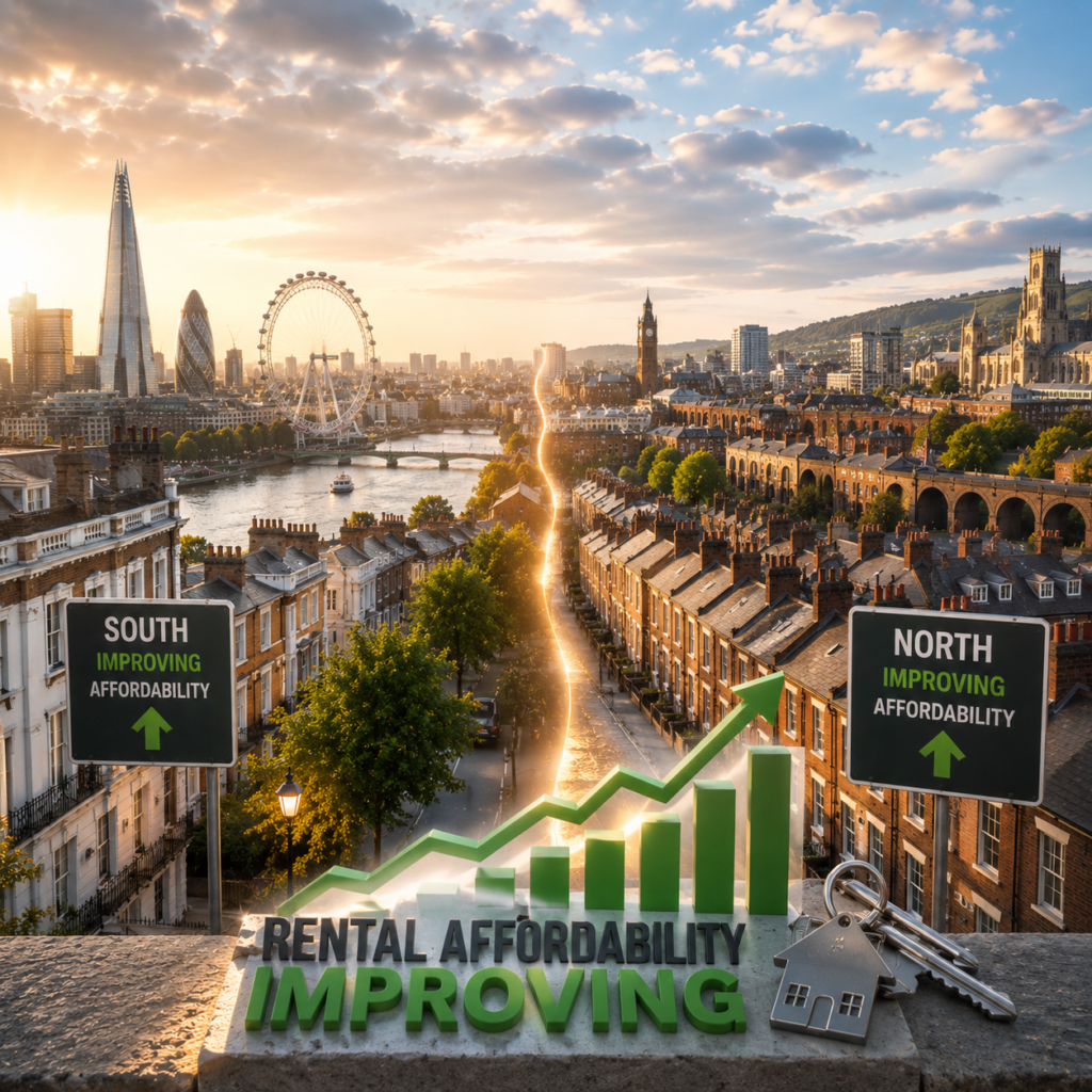 London and the North West see rental affordability improve