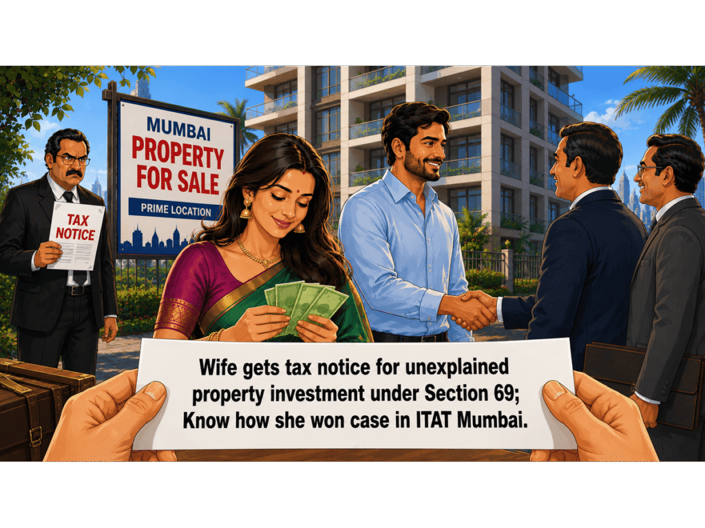 Wife paid Rs 58 lakh from Indian bank a/c, husband paid Rs 80 lakh from UAE bank a/c for property purchase; she gets tax notice for unexplained investment, wins case in ITAT Mumbai for this reason